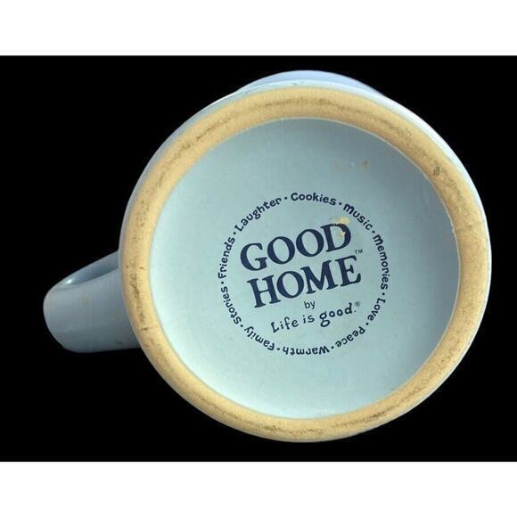 Good Home By Life Is Good “Silly.” Light Blue Coffee Cup Mug 12oz - Picture 6 of 7